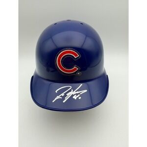 Rich Harden Signed Chicago Cubs Mini Batting Helmet 2009 Spring Training Riddell